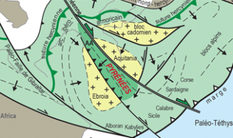 Les Pyrénées pré-hercyniennes et hercyniennes